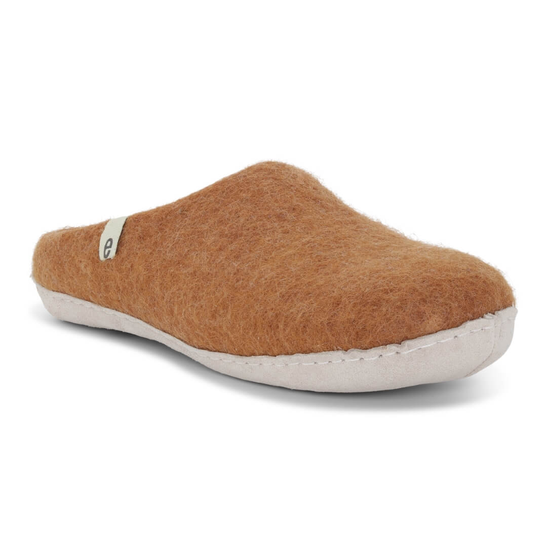 Egos Filzpantoffeln | Slip-on chestnut