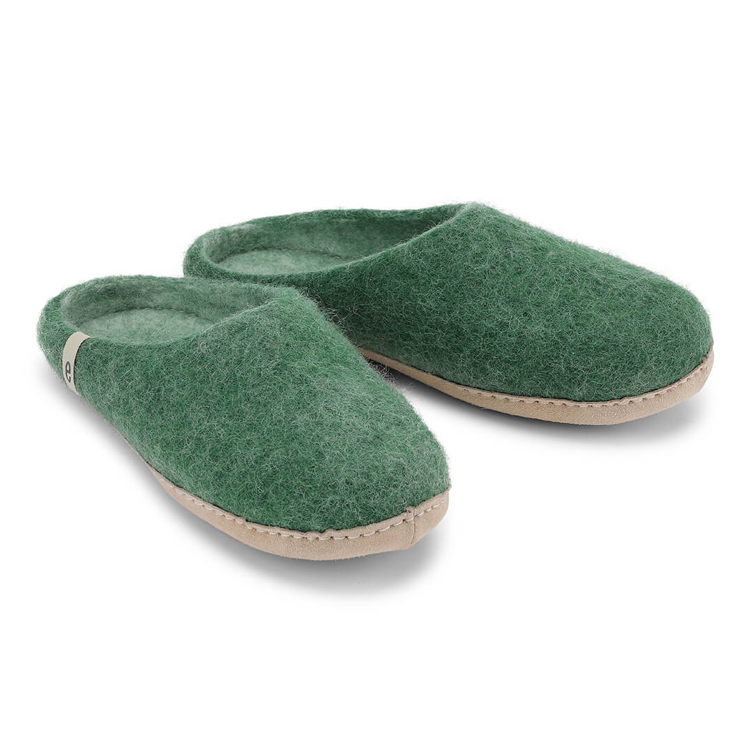 Green slippers deals