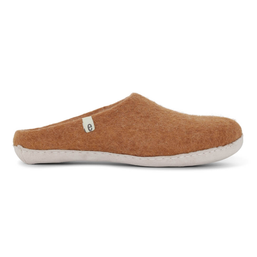 Egos Filzpantoffeln | Slip-on chestnut